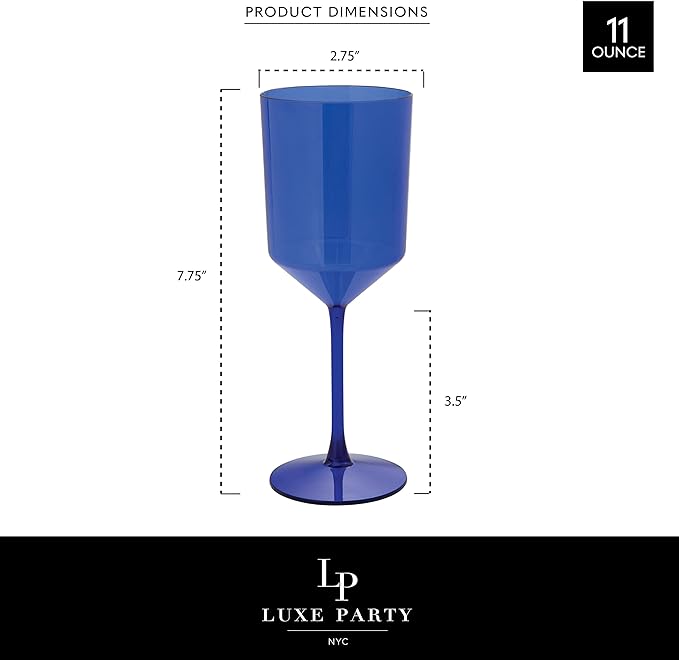 Disposable Wine Glasses by LUXE