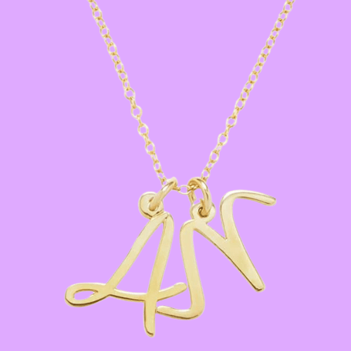 Custom Initial Necklace by Brook & York