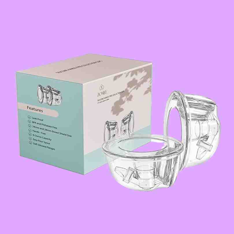 Wearable Collection Cups for ANY PUMP by Zomee